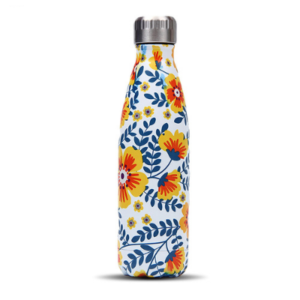 Bouteille isotherme Fleurie 500 ml aux couleurs d'été
