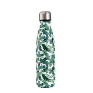 Bouteille isotherme Jungle 500 ml, motif feuillage