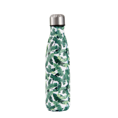 Bouteille isotherme Jungle 500 ml, motif feuillage