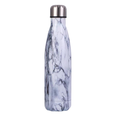 Bouteille isotherme Motif Marbre 500 ml en acier inoxydable