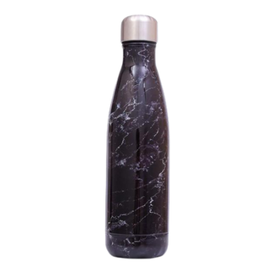 Bouteille isotherme Marbre Noir 500 ml en inox