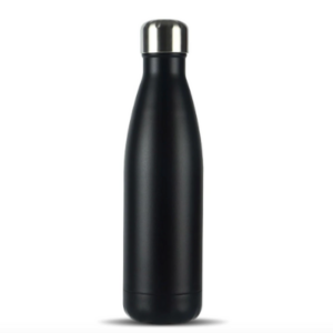Bouteille isotherme Noire 500 ml en inox pour tous les jours