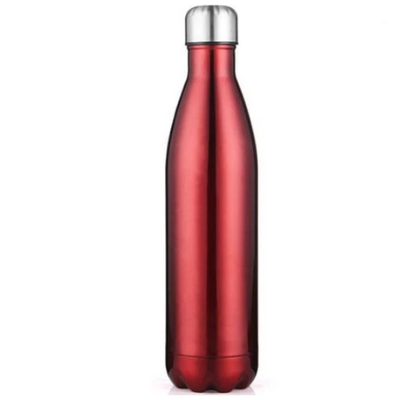 Bouteille isotherme Rouge 500 ml en inox double paroi