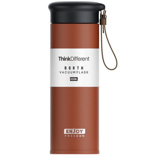 Gourde isotherme à infuseur en inox 304, 280 ou 450 ml