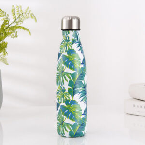 Bouteille isotherme Feuille Tropicale compacte, 500 ml