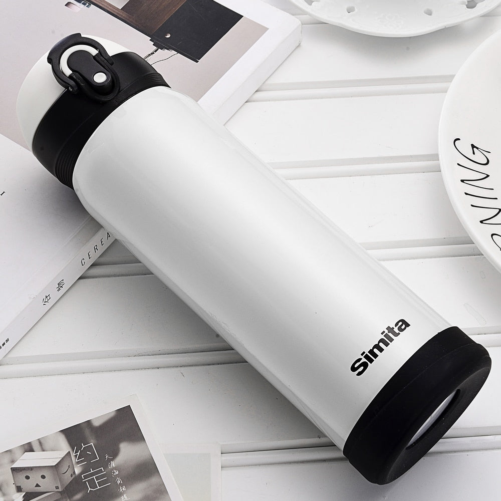 Gourde isotherme Noire 500 ml de 250 g en inox