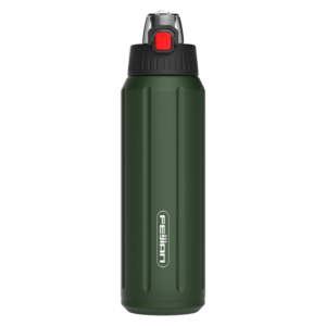 Gourde isotherme Montagne à bouton poussoir, 450 ou 600 ml