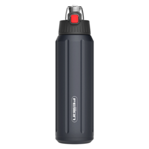 Gourde isotherme Montagne à bouton poussoir, 450 ou 600 ml