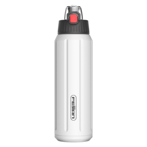 Gourde isotherme Montagne à bouton poussoir, 450 ou 600 ml