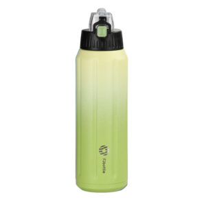 Gourde isotherme Montagne à bouton poussoir, 450 ou 600 ml