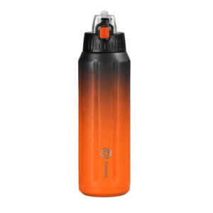 Gourde isotherme Montagne à bouton poussoir, 450 ou 600 ml