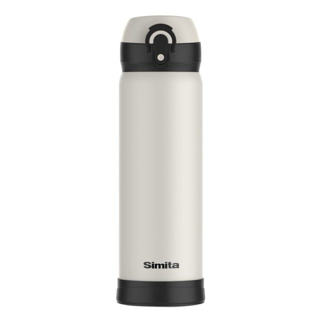 Gourde isotherme Noire 500 ml de 250 g en inox
