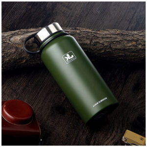 Gourde isotherme Inox à large ouverture, 800 à 1500 ml