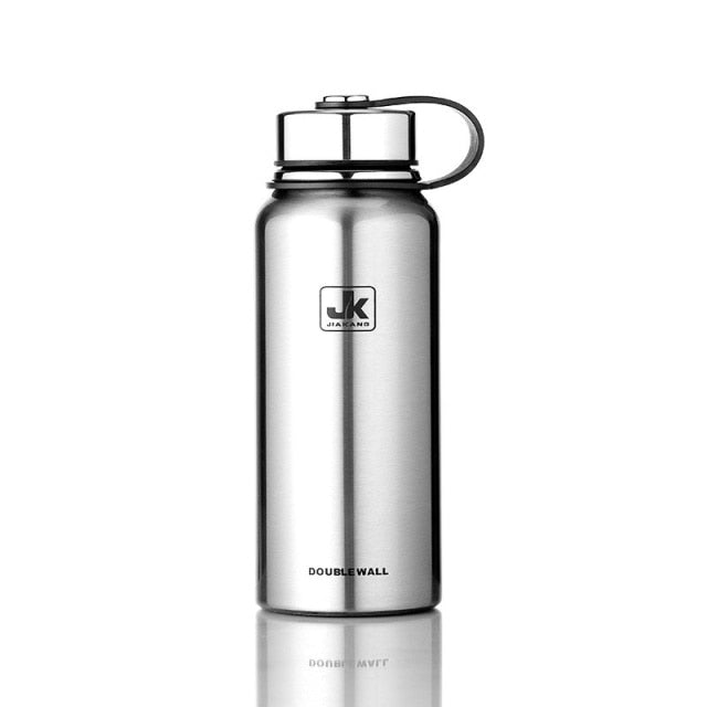 Gourde isotherme Inox à large ouverture, 800 à 1500 ml