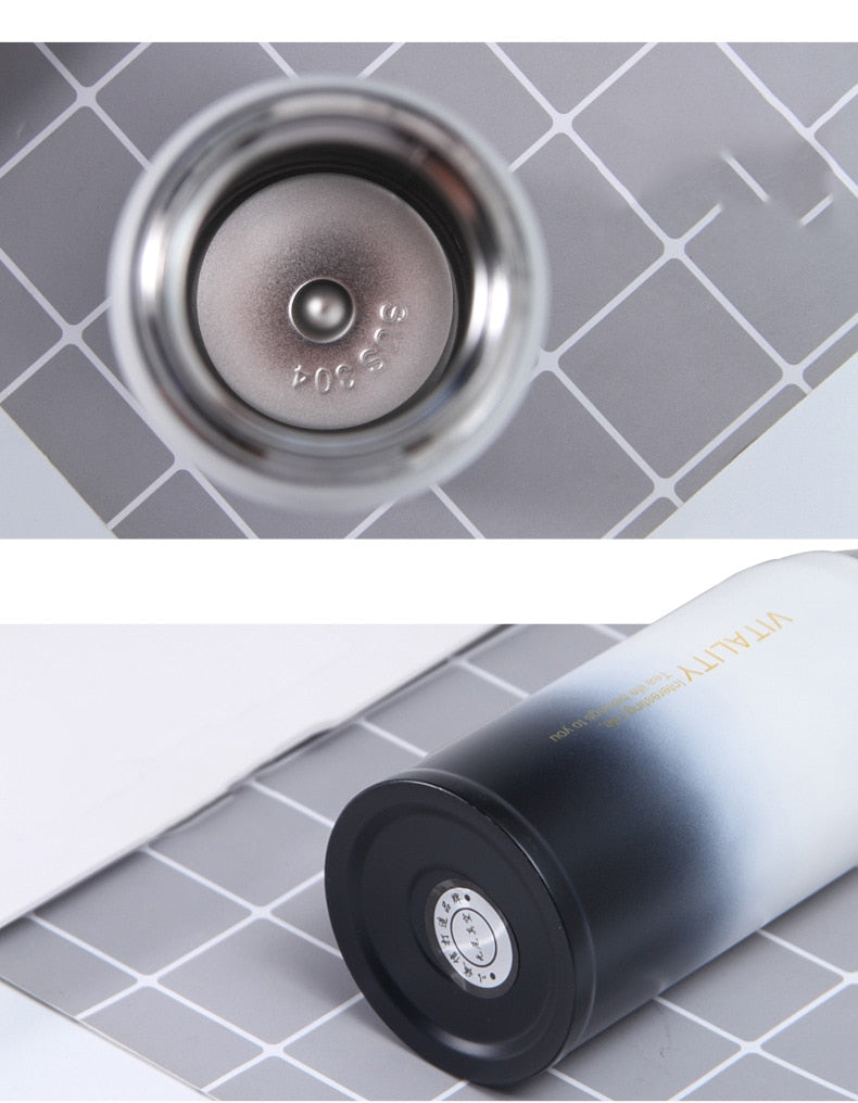 Gourde isotherme inox 350 ou 450 ml à double paroi