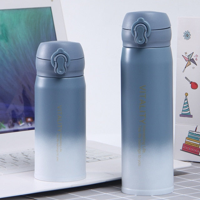 Gourde isotherme inox 350 ou 450 ml à double paroi