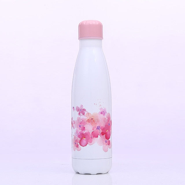 Bouteille isotherme Fleurs Japonaises 500 ml, motif sakura