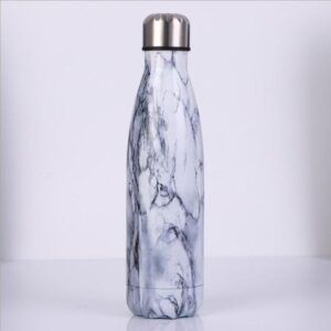 Bouteille isotherme Motif Marbre 500 ml en acier inoxydable