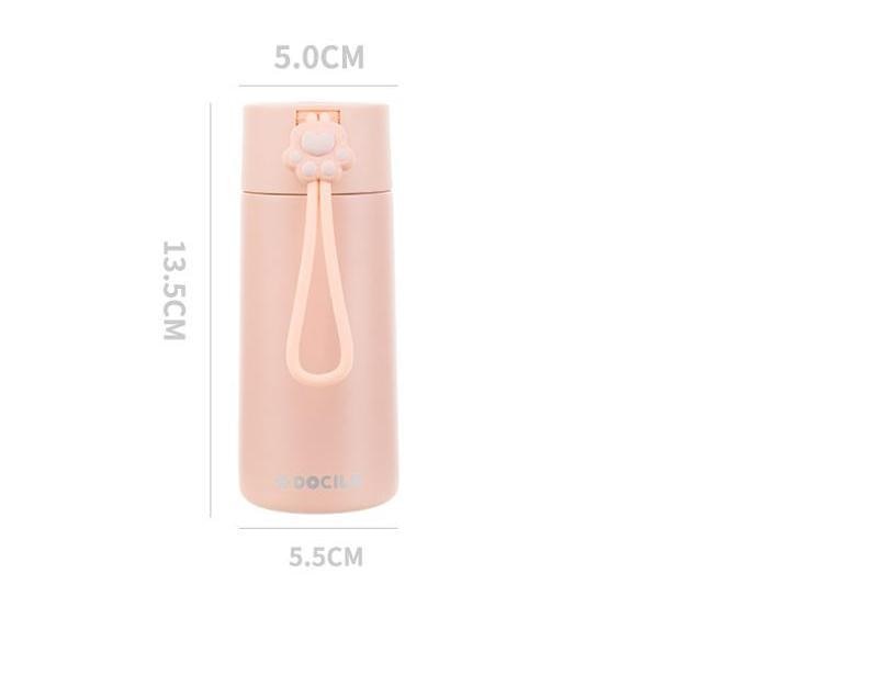 Gourde isotherme Fantaisie 200 ml, inox 304 en quatre coloris