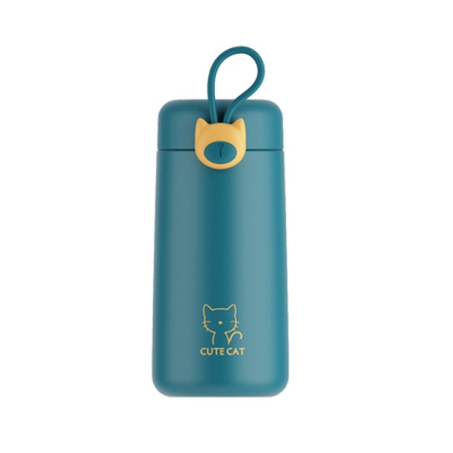 Gourde isotherme Chat 500 ml avec sangle de transport