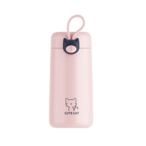 Gourde isotherme Chat 500 ml avec sangle de transport