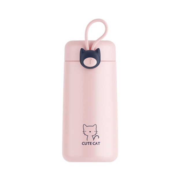 Gourde isotherme Chat 500 ml avec sangle de transport