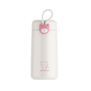Gourde isotherme Chat 500 ml avec sangle de transport