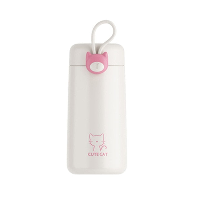 Gourde isotherme Chat 500 ml avec sangle de transport