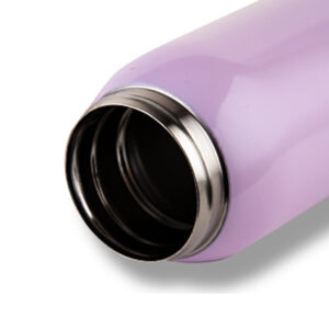 Gourde isotherme à paille intégrée 350 ml, bouton poussoir