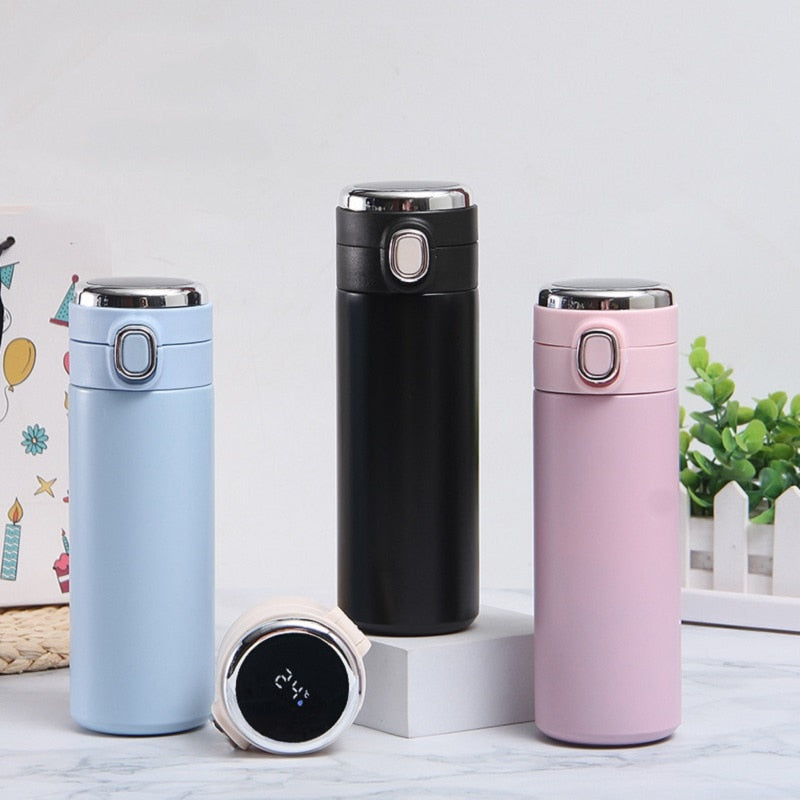 Gourde isotherme Intelligente avec écran LCD, 320 ou 420 ml