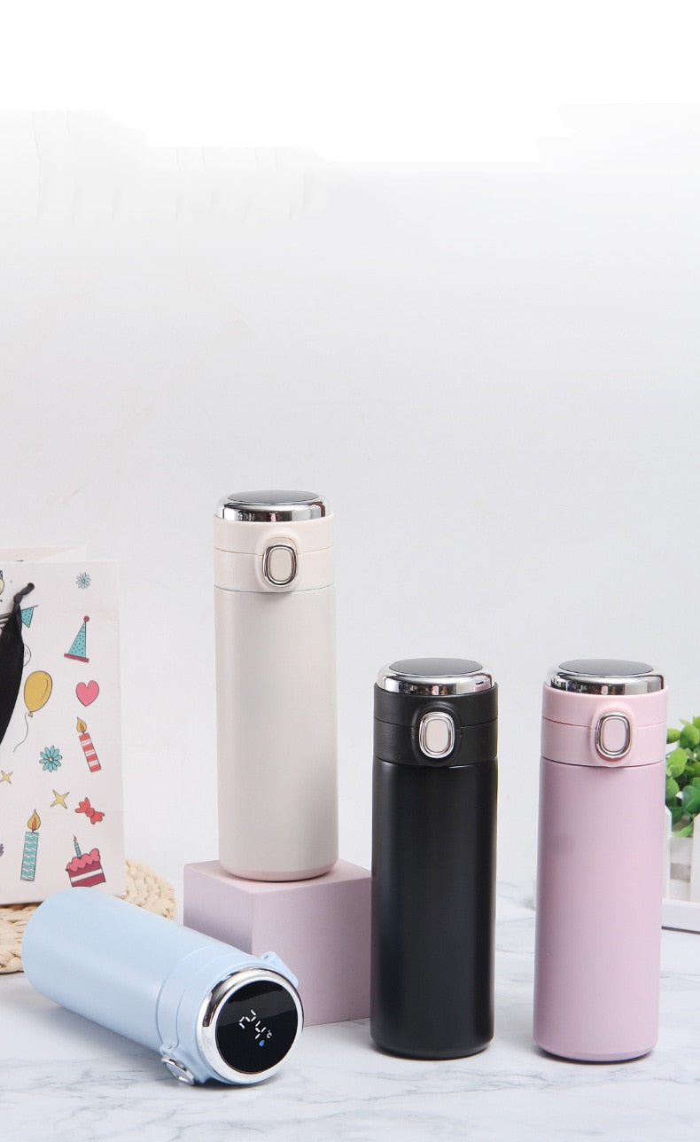 Gourde isotherme Intelligente avec écran LCD, 320 ou 420 ml