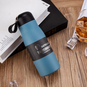 Gourde isotherme Tendance 400 ml en inox, crochet