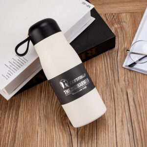 Gourde isotherme Tendance 400 ml en inox, crochet