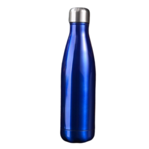 Bouteille isotherme Bleu 500 ml, bouchon hermétique