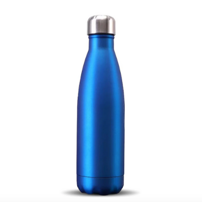 Bouteille isotherme Bleu Mat 500 ml à large ouverture