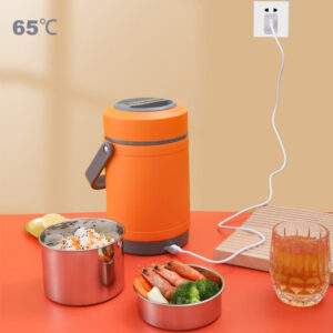 Gamelle isotherme chauffante USB en inox