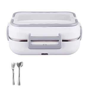 Gamelle chauffante 12 V, 24 V et 220 V en inox, 1 L