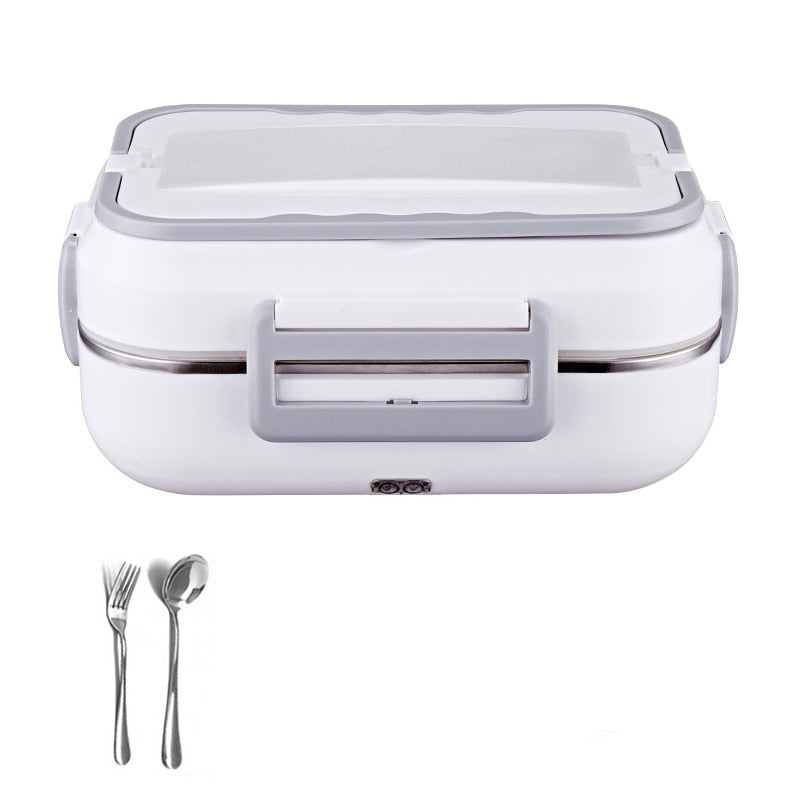 Gamelle chauffante 12 V, 24 V et 220 V en inox, 1 L