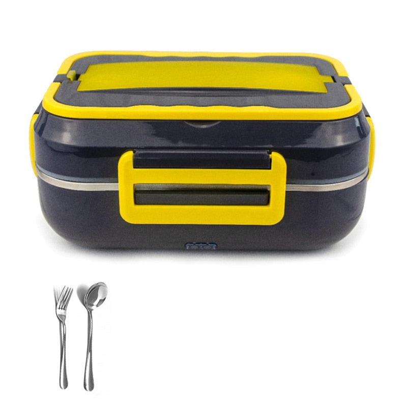 Gamelle chauffante 12 V, 24 V et 220 V en inox, 1 L