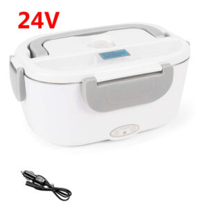 Gamelle chauffante pour camion 24 V, 1,5 L avec set de table