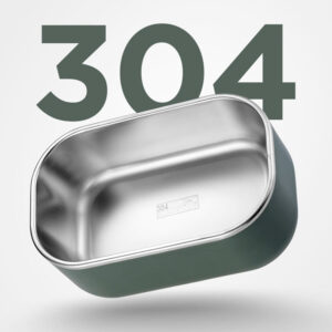 Lunch box chauffante rapide 220 V en inox, 48 W
