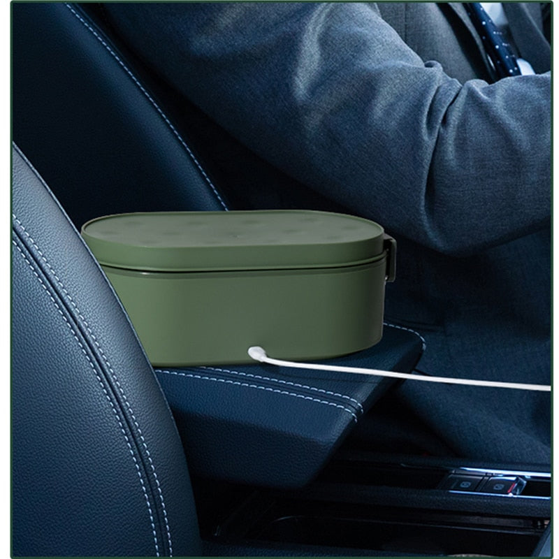 Gamelle repas chauffante USB 1 L en inox, 12 W