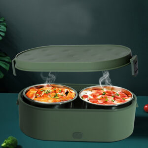 Gamelle repas chauffante USB 1 L en inox, 12 W