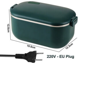 Lunch box chauffante 220 V 1 L, inox et plastique, 48 W