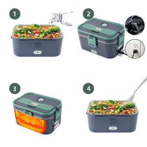 Gamelle chauffante 12 V - 24 V 1,8 L, avec ou sans sac