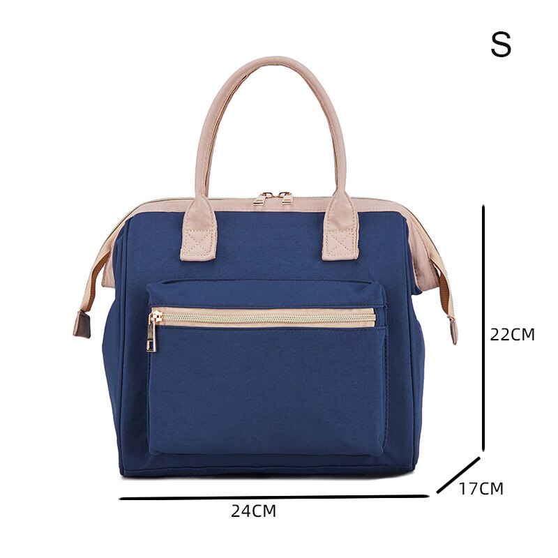 Sac à lunch étanche en nylon à large bandoulière
