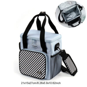 Lunch bag pour repas en trois formats, sangle réglable