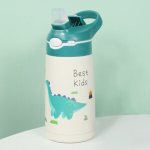 Gourde isotherme enfant 400 ml, thème animaux