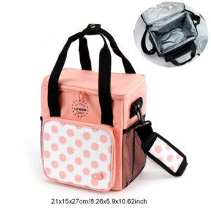 Lunch bag pour repas en trois formats, sangle réglable