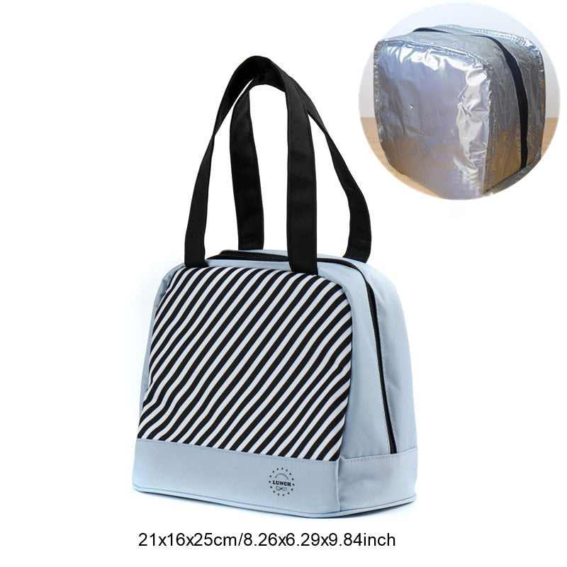 Lunch bag pour repas en trois formats, sangle réglable